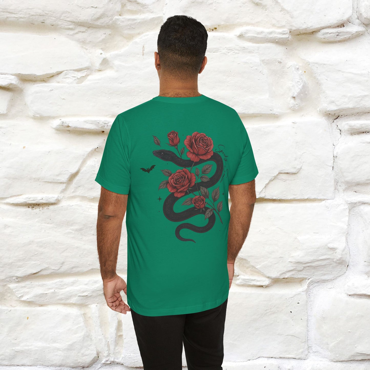 "The Rose and The Snake " Halloween T-shirt |Nunu&Miao Studio - Nunu&Miao Studio
