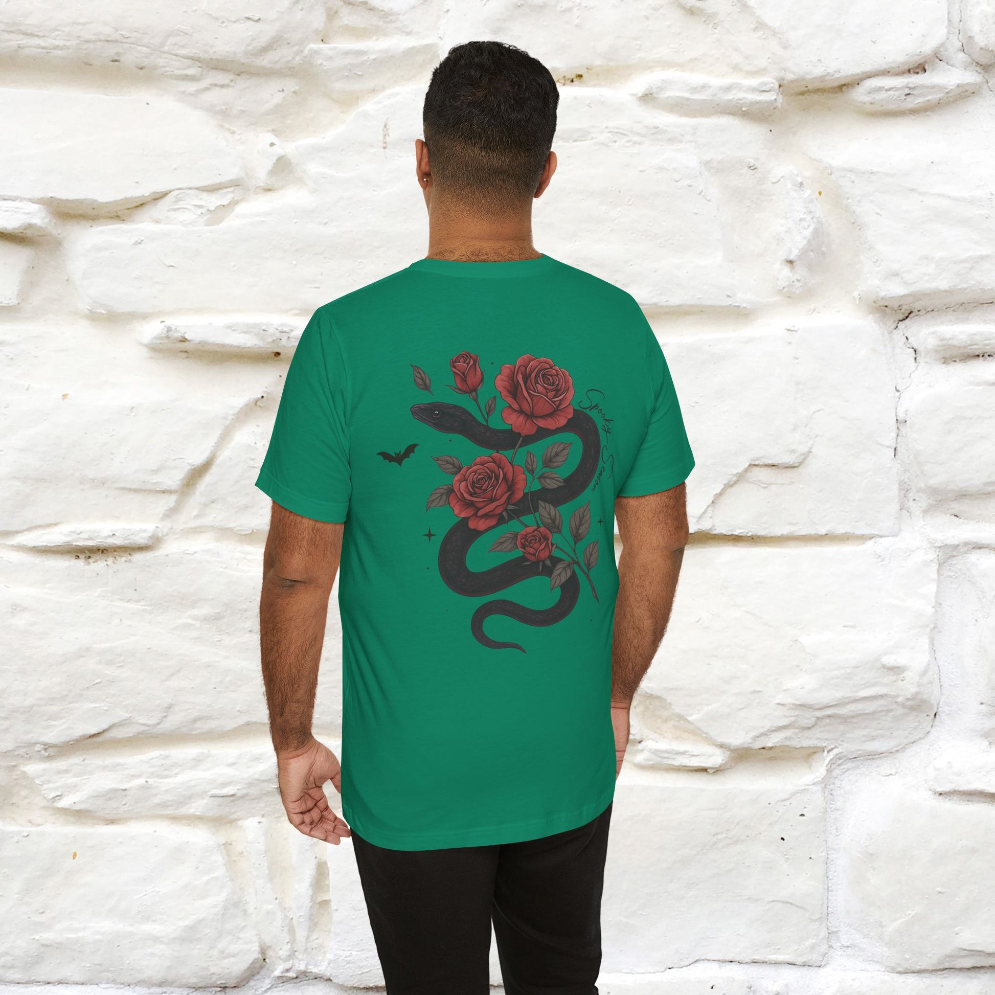 "The Rose and The Snake " Halloween T-shirt |Nunu&Miao Studio - Nunu&Miao Studio