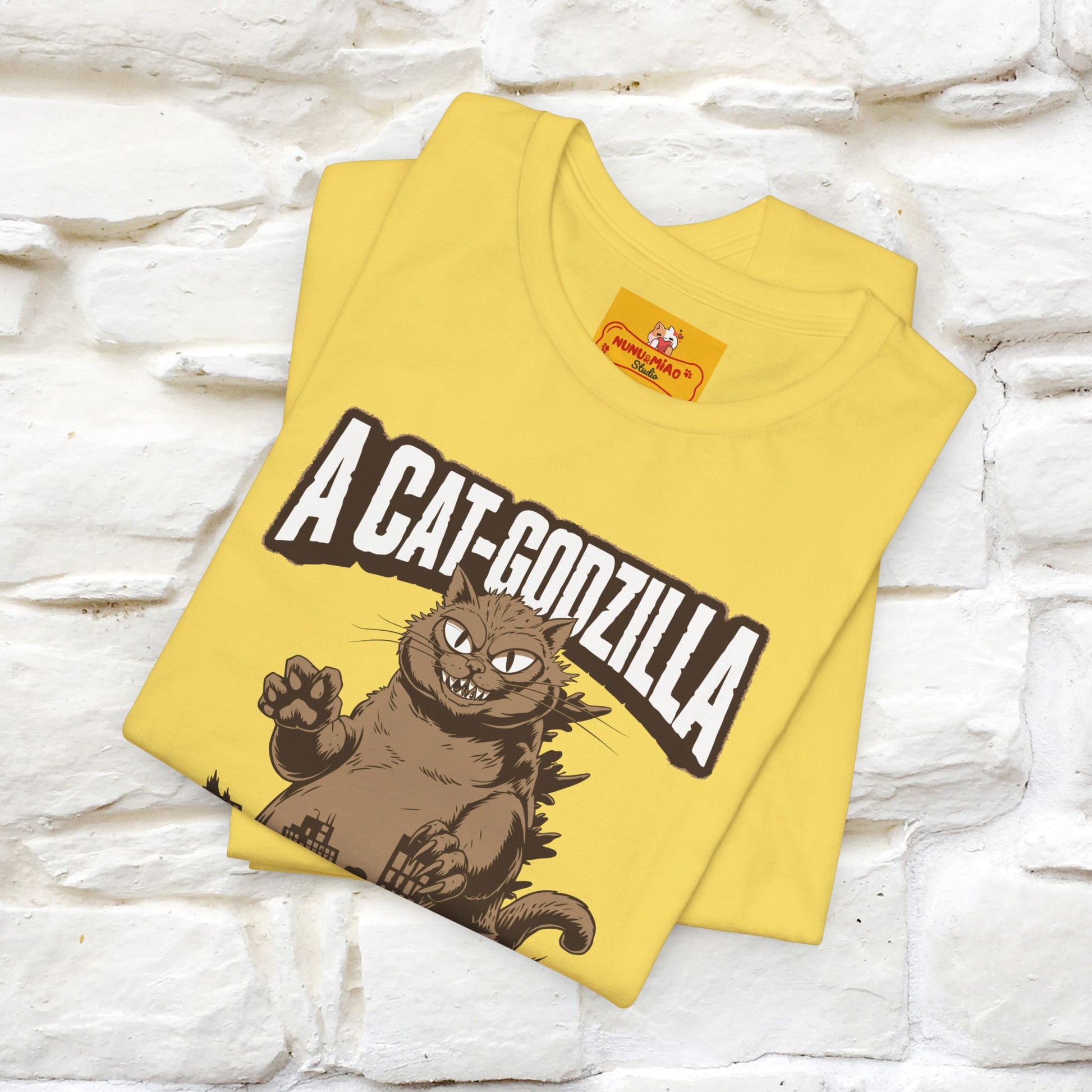 ''A Cat-Godzilla ''| CatT-Shirt | Nunu&Miao Studio - Nunu&Miao Studio