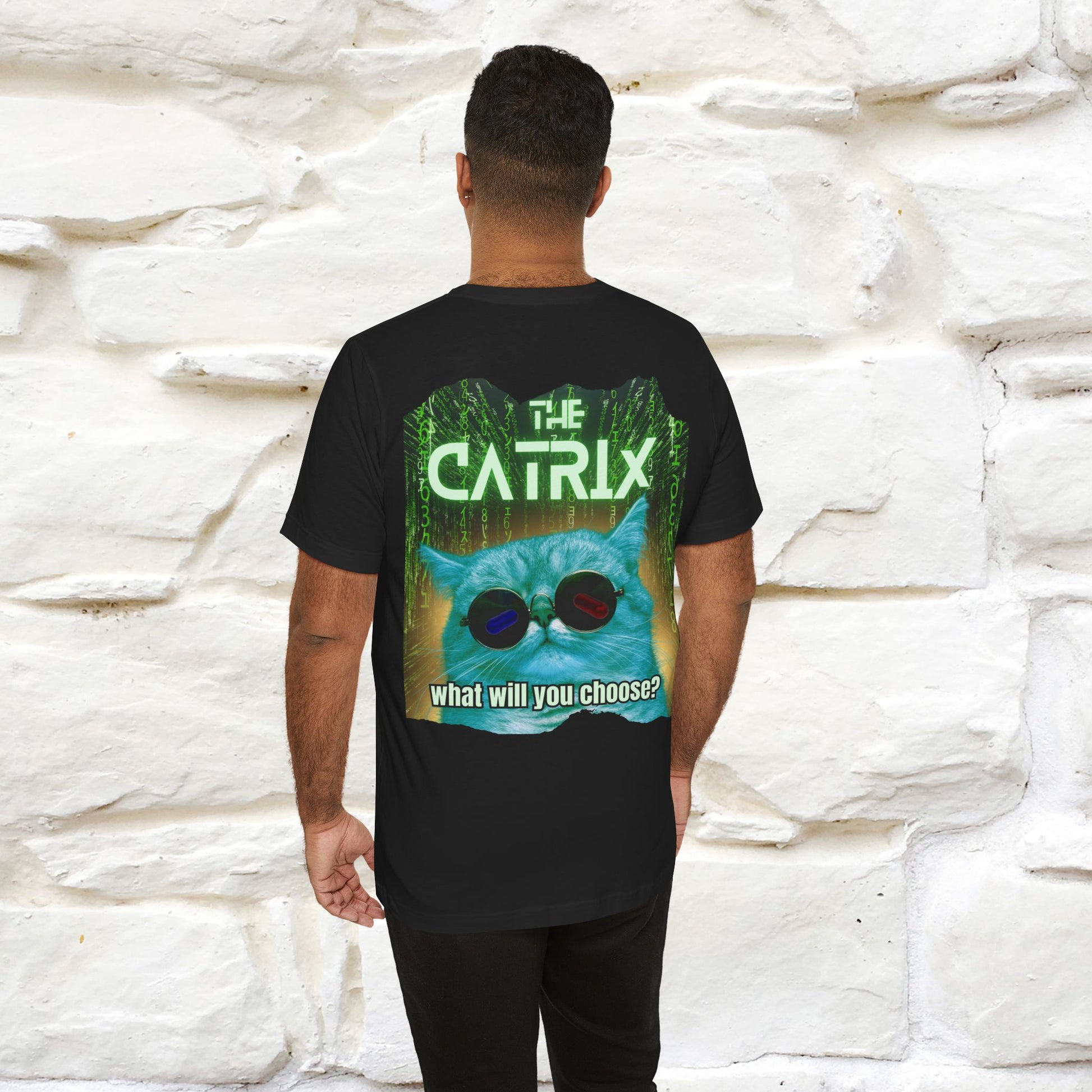 The Catrix: What Will You Choose?  | Cat T-Shirt |Nunu&Miao Studio - Nunu&Miao Studio