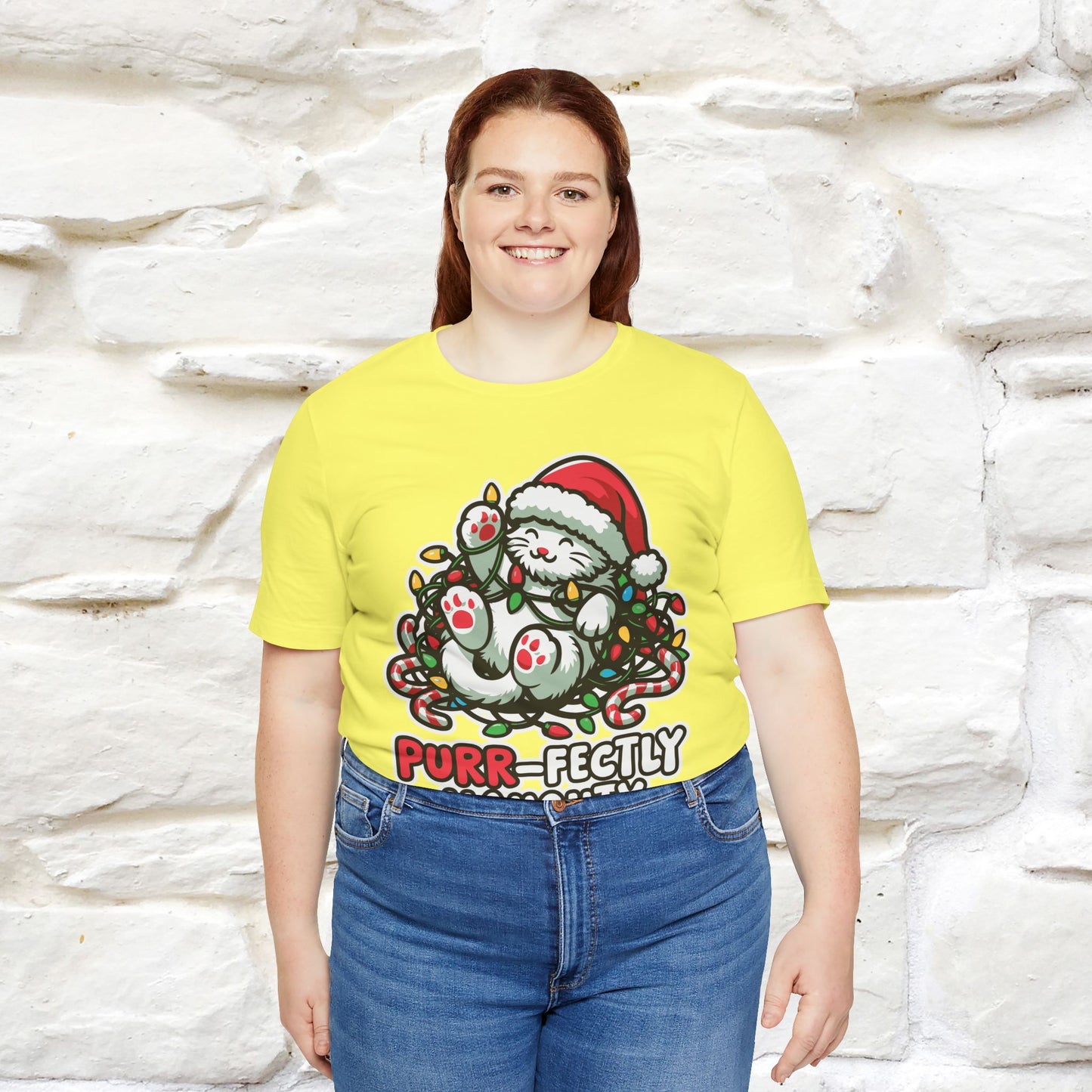 “Purr-Fectly Naughty” | Cat T-Shirt | Nunu&Miao Studio