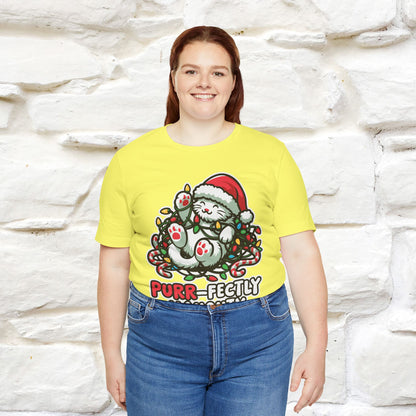 “Purr-Fectly Naughty” | Cat T-Shirt | Nunu&Miao Studio