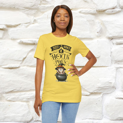 "Just A Bunch Of Hocus Pocus" Cat  T-shirt |Nunu&Miao Studio - Nunu&Miao Studio