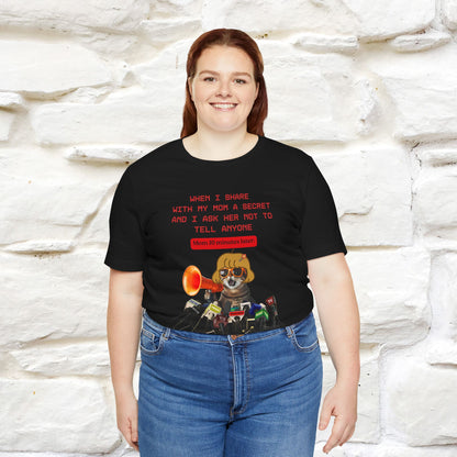 "When I Share  With My Mom a Secret" Cat T-Shirt | Nunu&Miao Studio