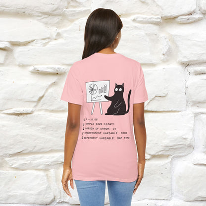 “Trust me, I’m statistically significant.”|  Cat T-Shirt | Front & Back Design | Nunu&Miao Studio