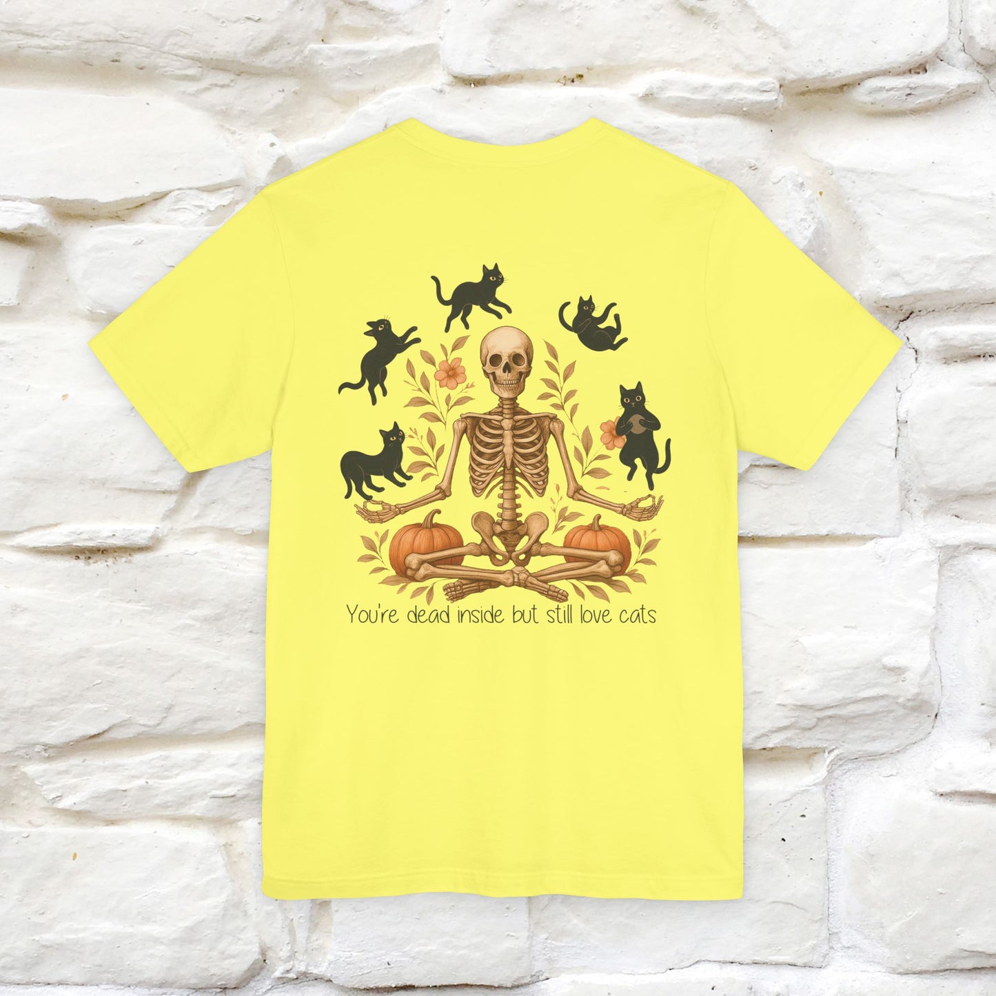 "You're Dead Inside But Still Love Cats " Halloween Cat T-shirt |Nunu&Miao Studio - Nunu&Miao Studio