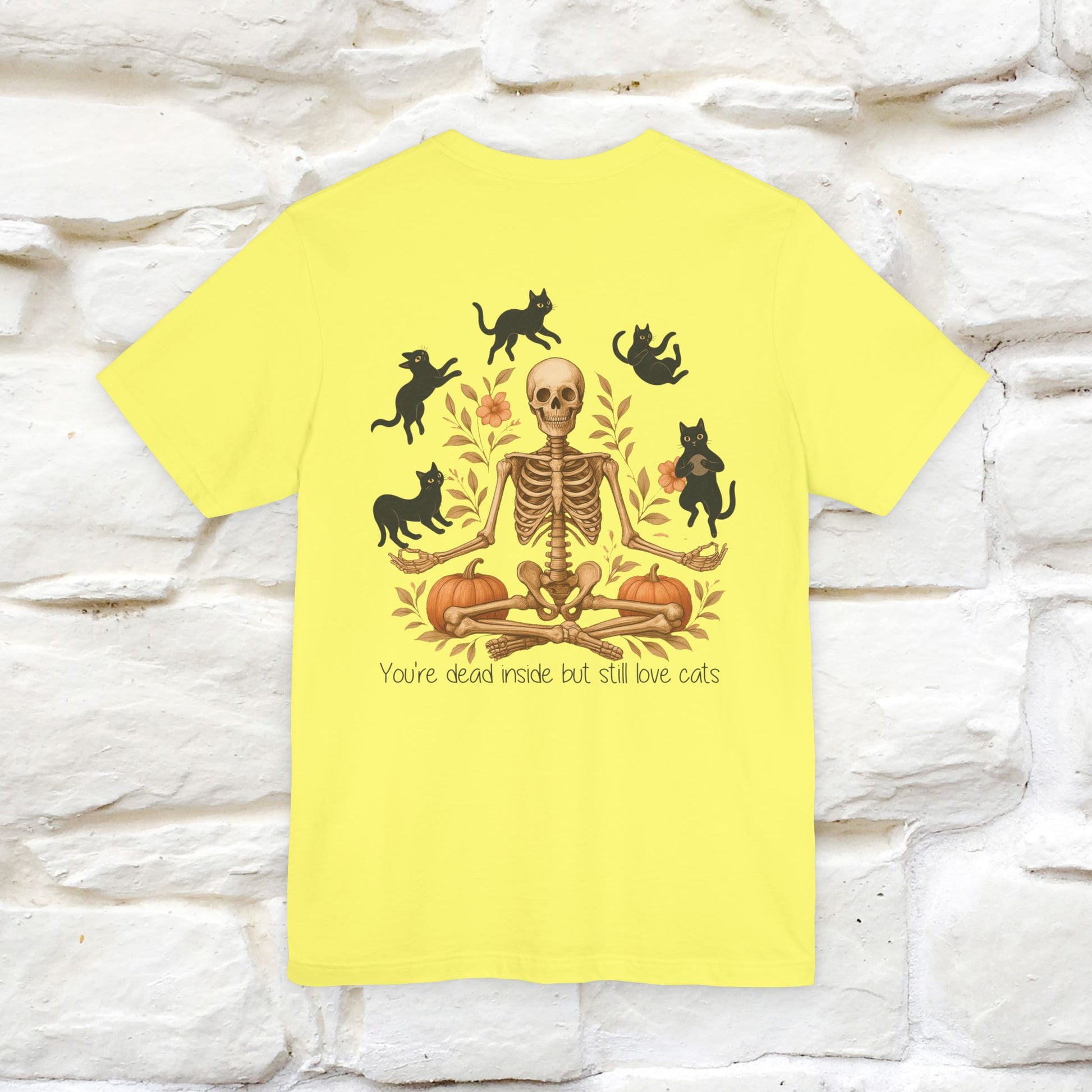 "You're Dead Inside But Still Love Cats " Halloween Cat T-shirt |Nunu&Miao Studio - Nunu&Miao Studio