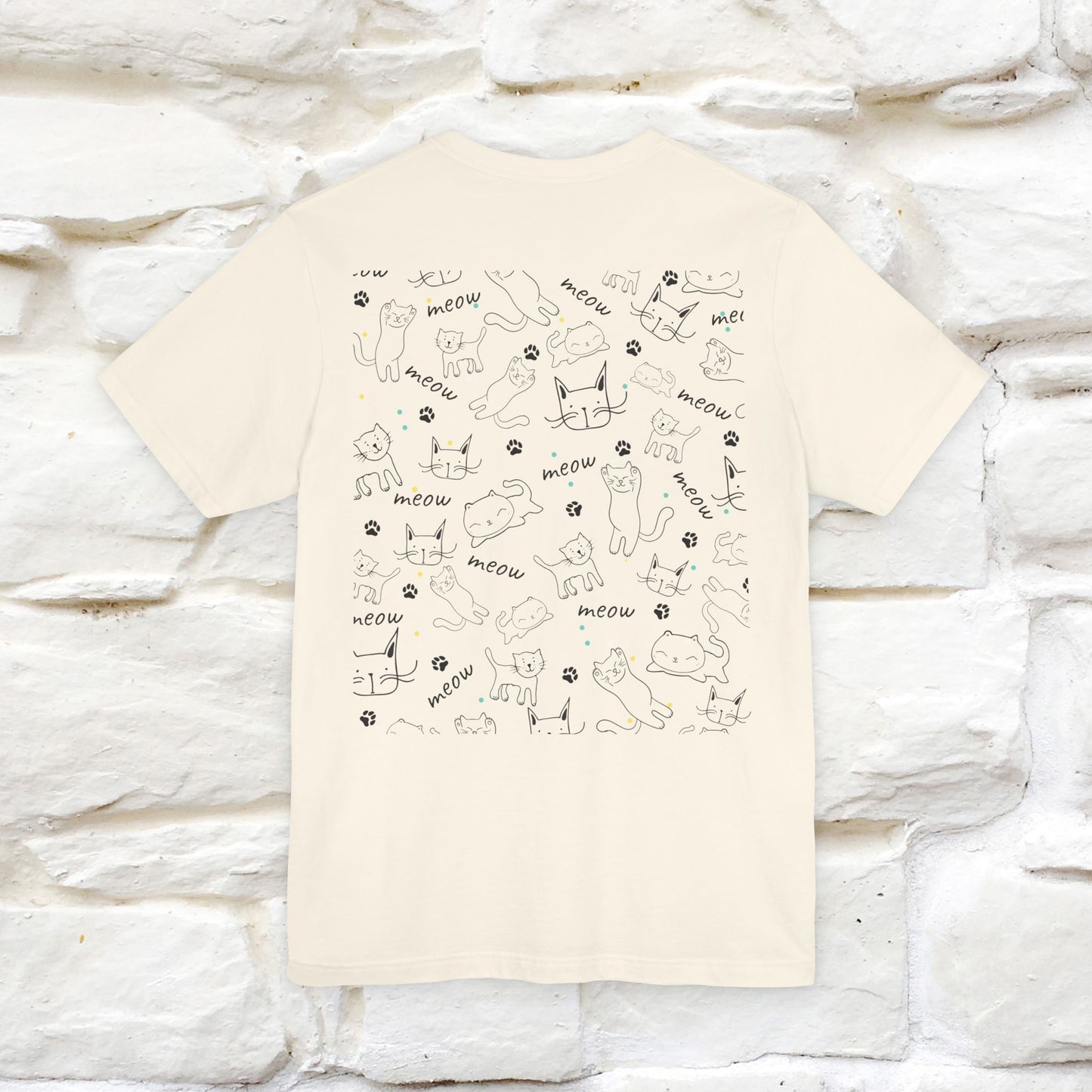 "Antidepressants" Cat T-Shirt | Front & Back Design | Nunu&Miao Studio - Nunu&Miao Studio