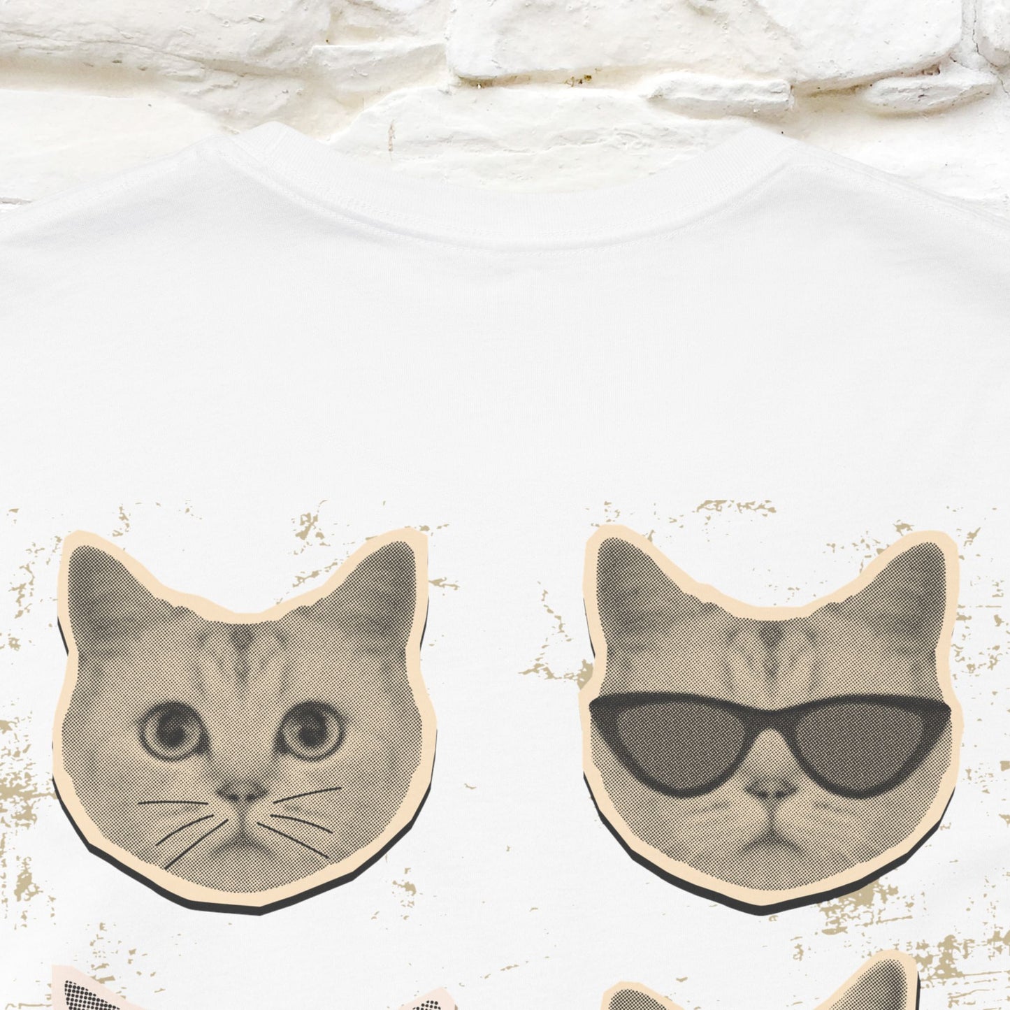 ''Vintage Cat''  Cat T-Shirt | Nunu&Miao Studio - Nunu&Miao Studio