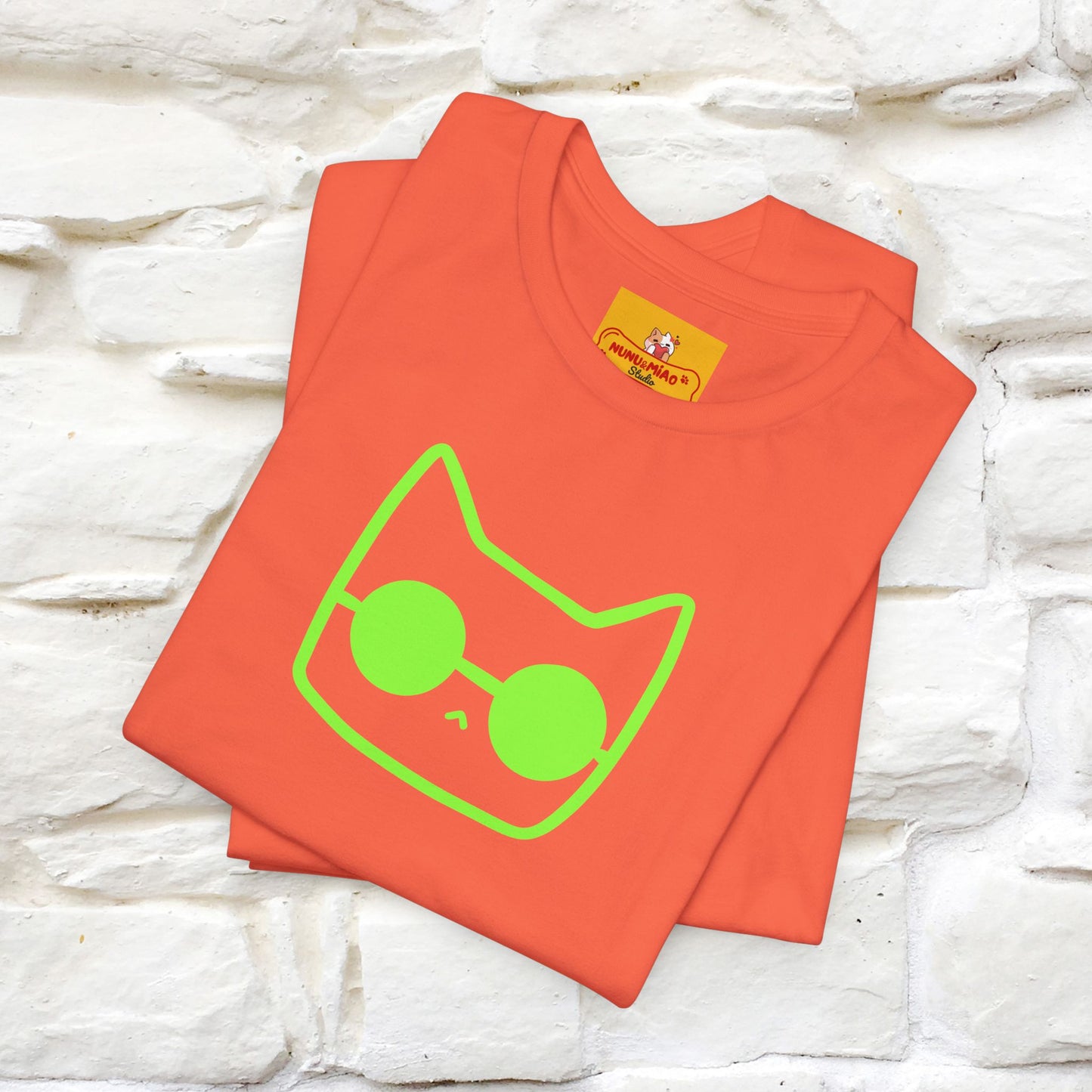 ''Everything Will Be Ok '' Cat T-Shirt Front and Back Design | Nunu&Miao Studio - Nunu&Miao Studio