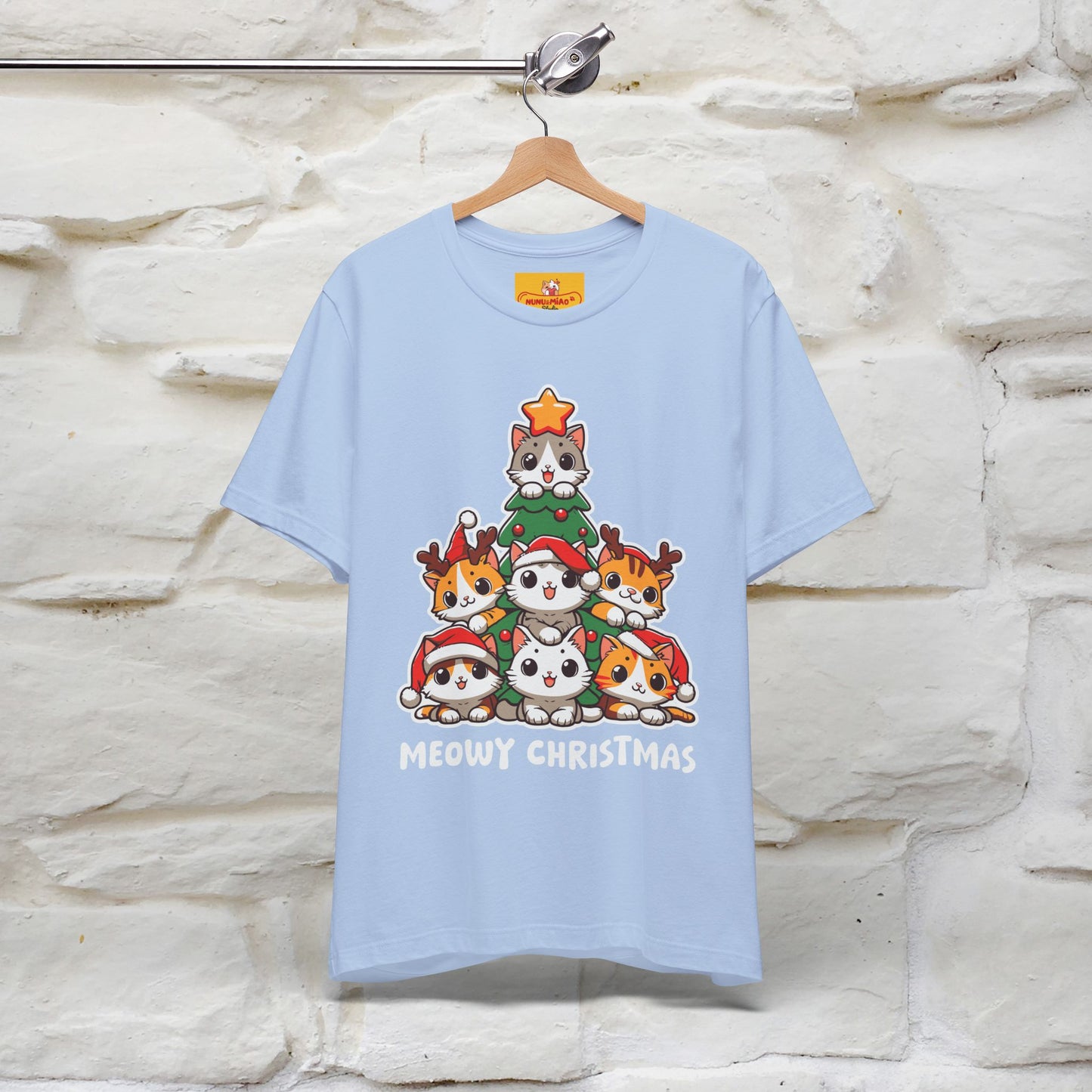 “Meowy Christmas” | Cat T-Shirt | Nunu&Miao Studio