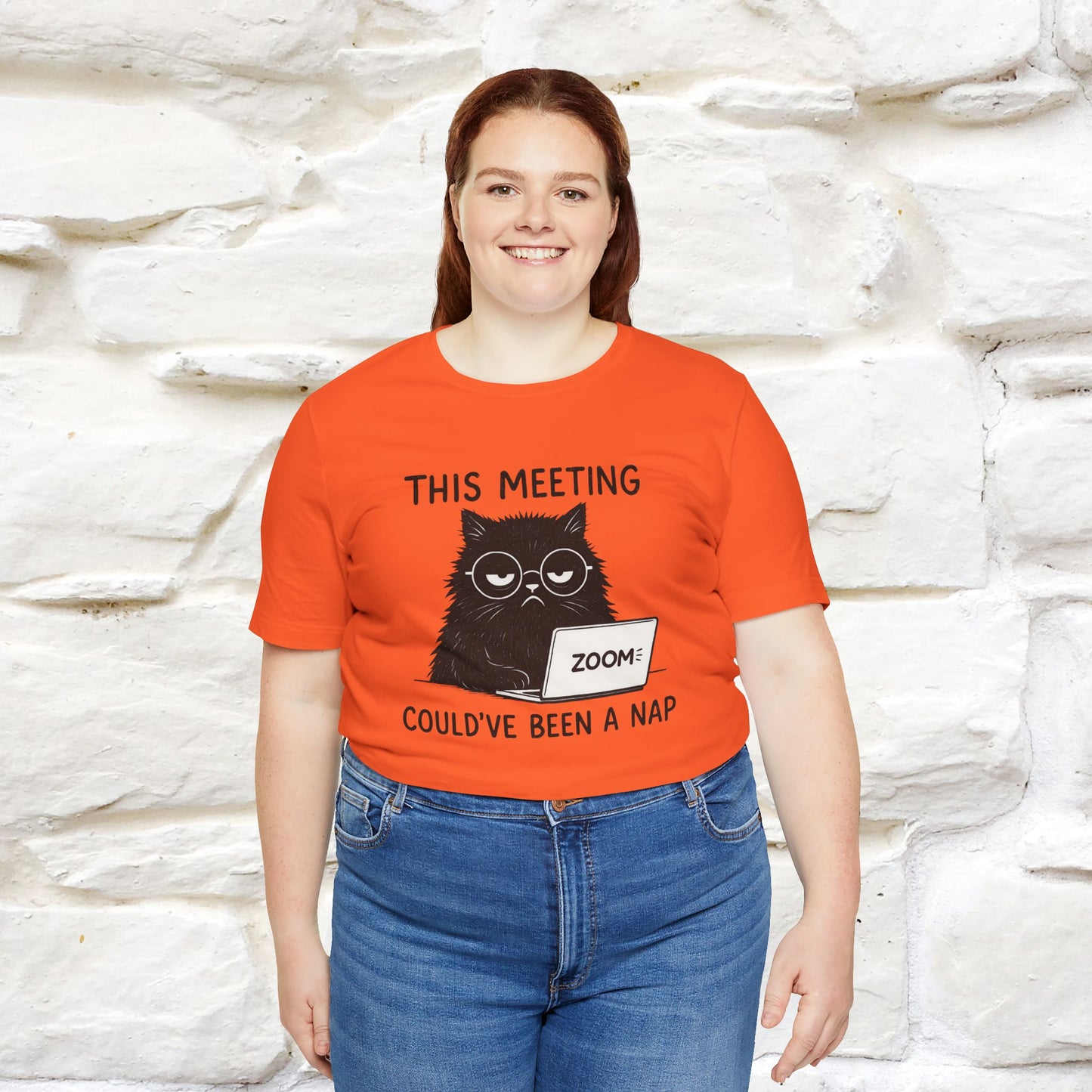 "This Meeting Could've Been a Nap" | Sarcastic Cat T-Shirt | Nunu&Miao Studio - Nunu&Miao Studio