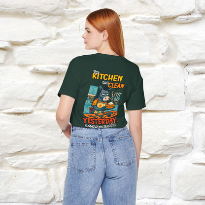 "The Kitchen Was Clean... " |Funny T-Shirt | Nunu&Miao Studio - Nunu&Miao Studio