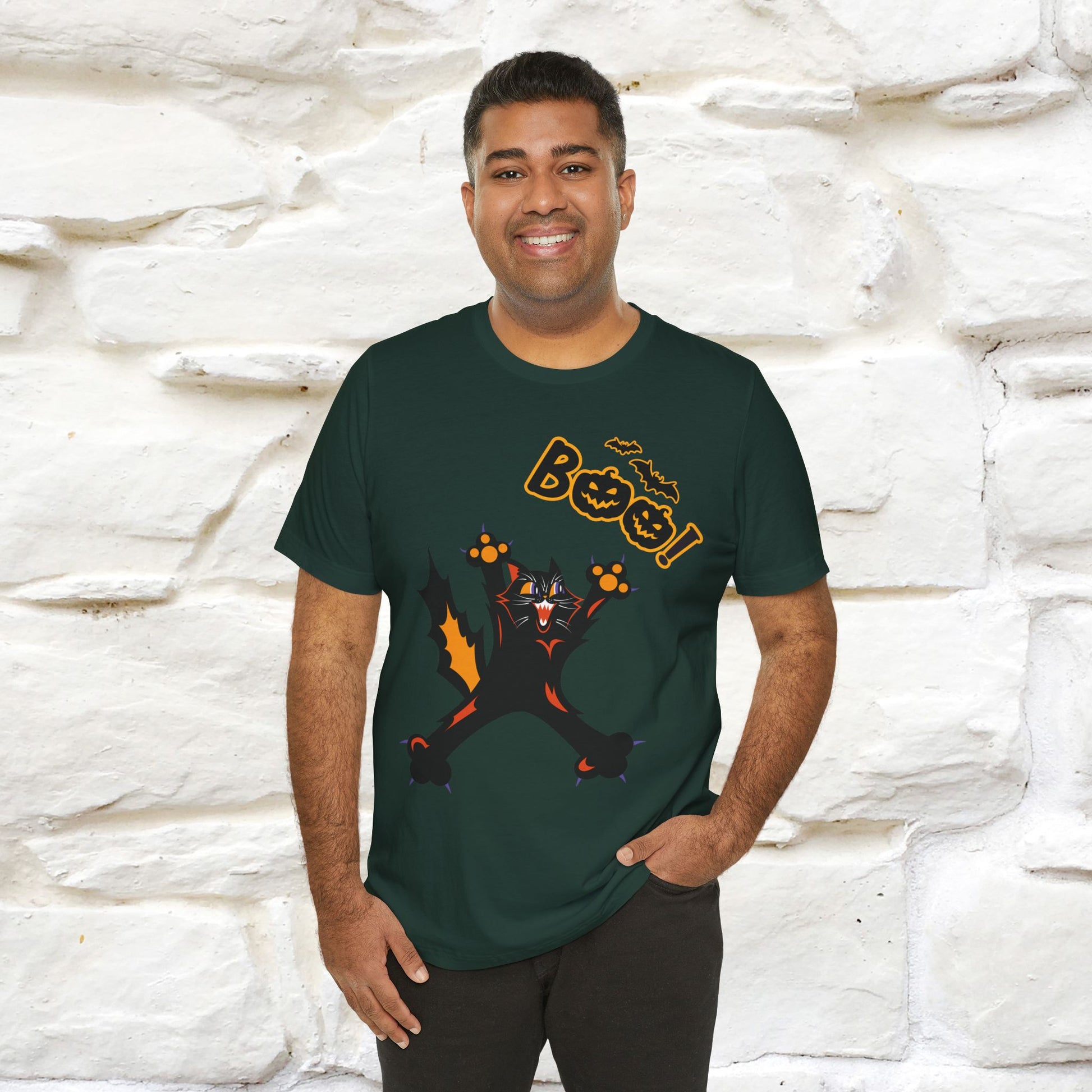 "Boo" Cat  T-shirt |Nunu&Miao Studio - Nunu&Miao Studio