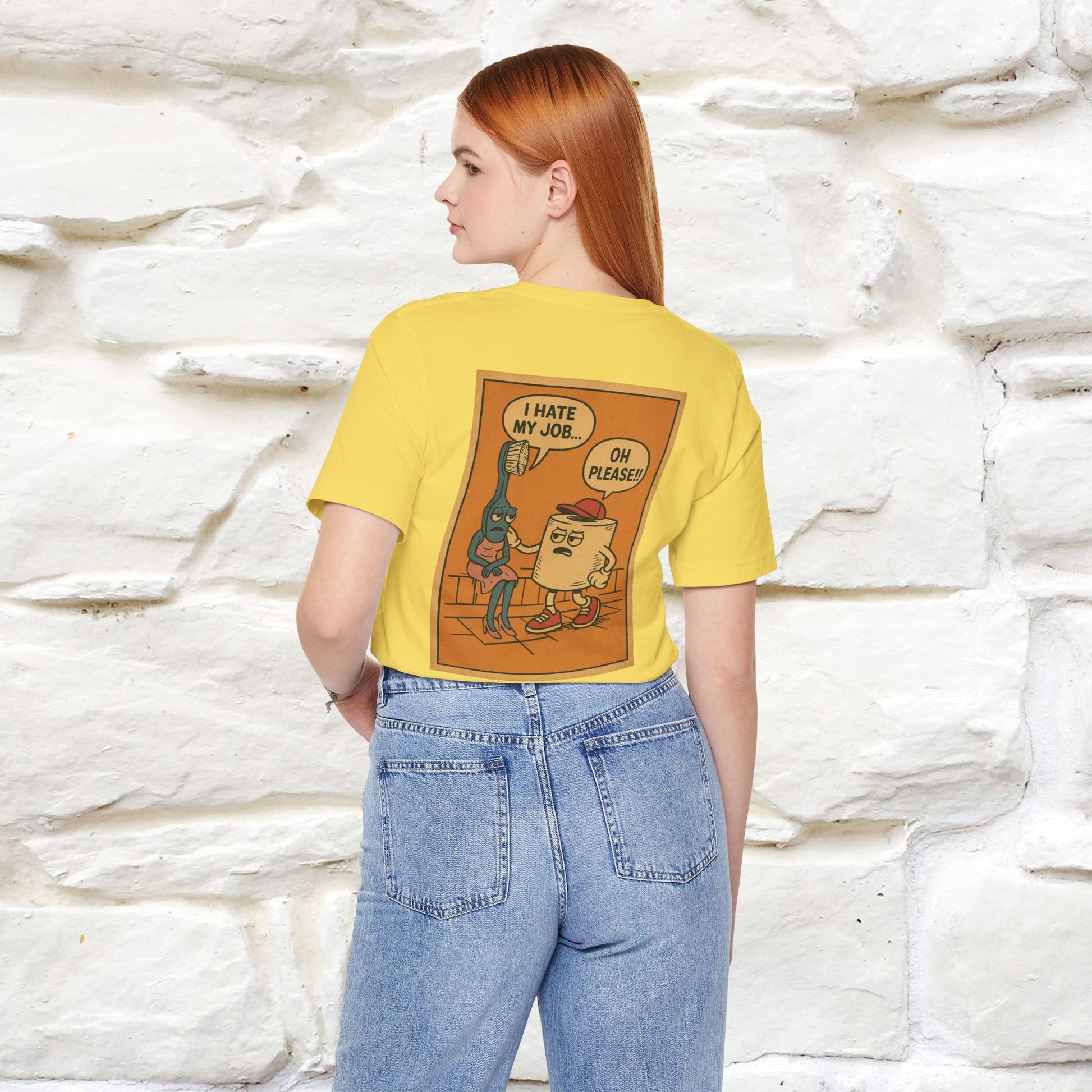 "I Hate My Job ... Oh Please" Funny Cat T-shirt |Nunu&Miao Studio - Nunu&Miao Studio