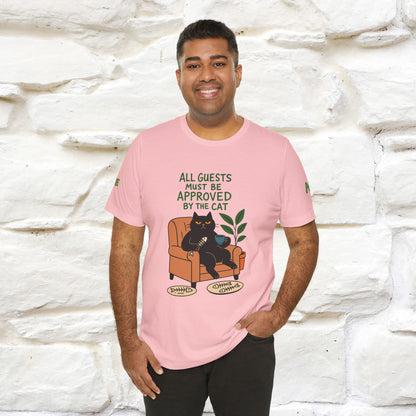 "All Guest Must Be Approved By The Cat - NO,MAYBE" Cat T-shirt |Nunu&Miao Studio