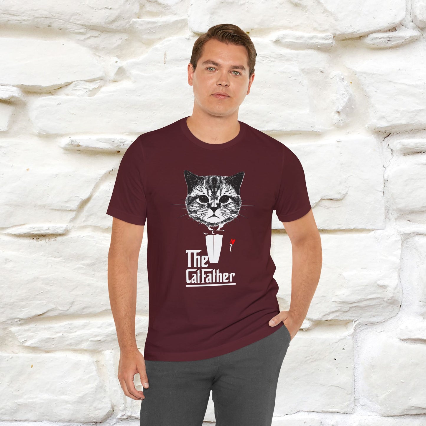 ''The Cat Father T-Shirt''| Iconic Cat Lover Tee | Nunu&Miao Studio - Nunu&Miao Studio
