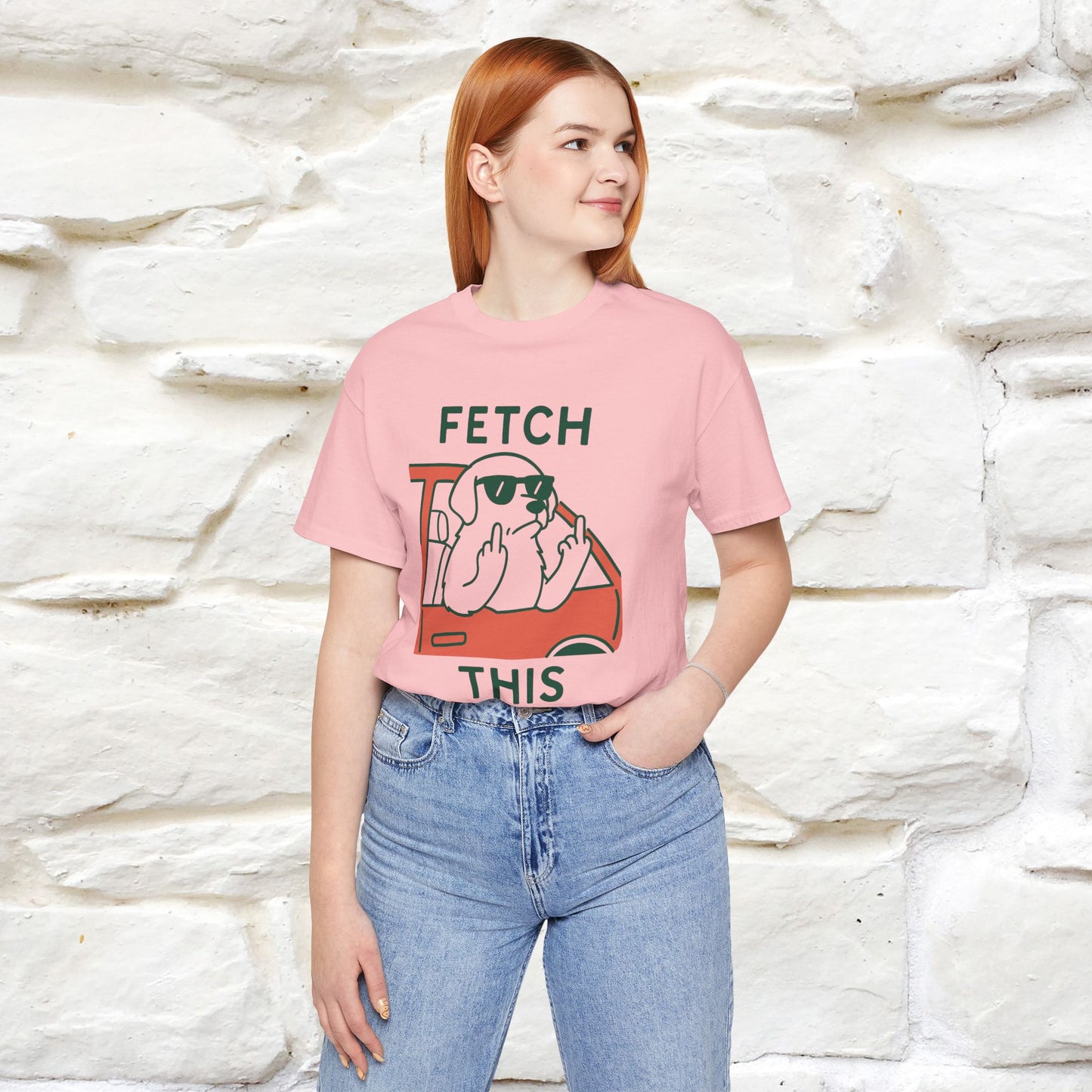 "Fetch This" Funny Dog T-shirt |Nunu&Miao Studio - Nunu&Miao Studio