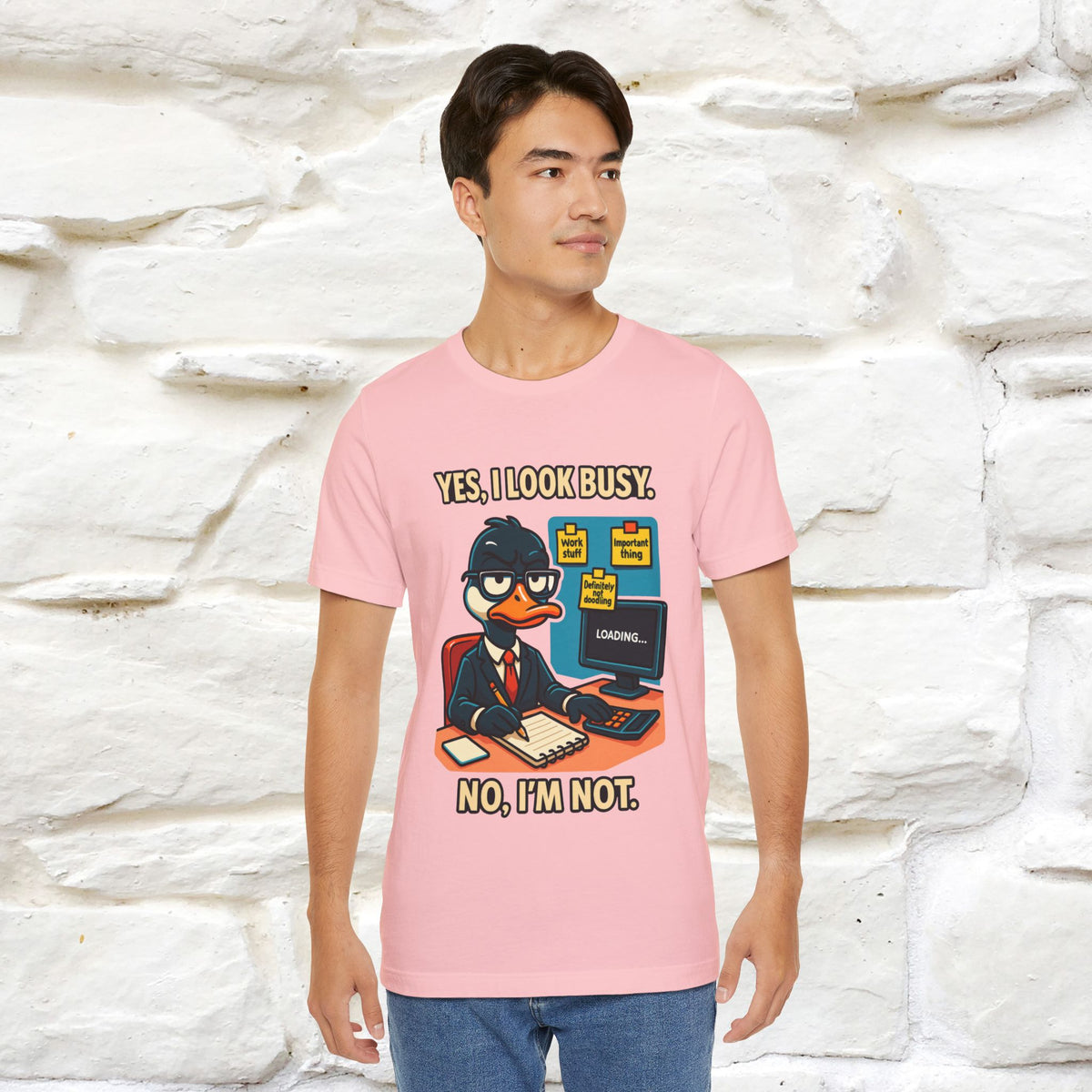 ''Yes, I Look Busy. No I'm Not.''|  Sarcastic Cat T-Shirt | Nunu&Miao Studio