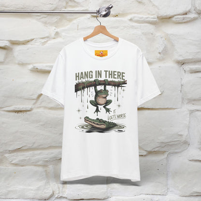 "Hang In There" Funny T-shirt |Nunu&Miao Studio - Nunu&Miao Studio