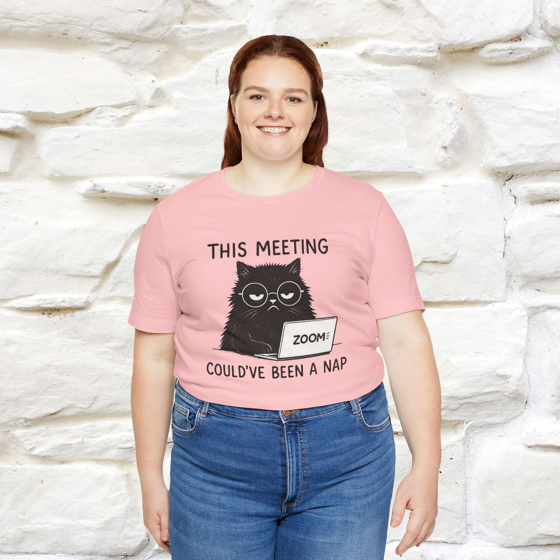 "This Meeting Could've Been a Nap" | Sarcastic Cat T-Shirt | Nunu&Miao Studio - Nunu&Miao Studio