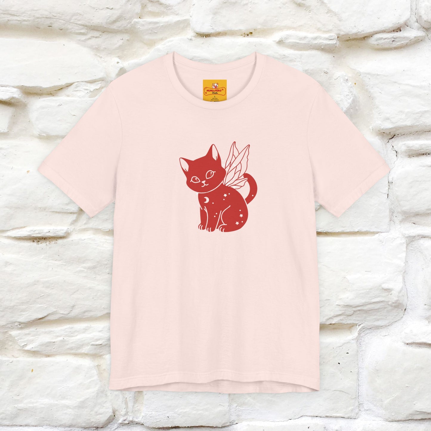 "Espoir Speranza Hope'' Cat T-Shirt Front and Back Design | Nunu&Miao Studio - Nunu&Miao Studio