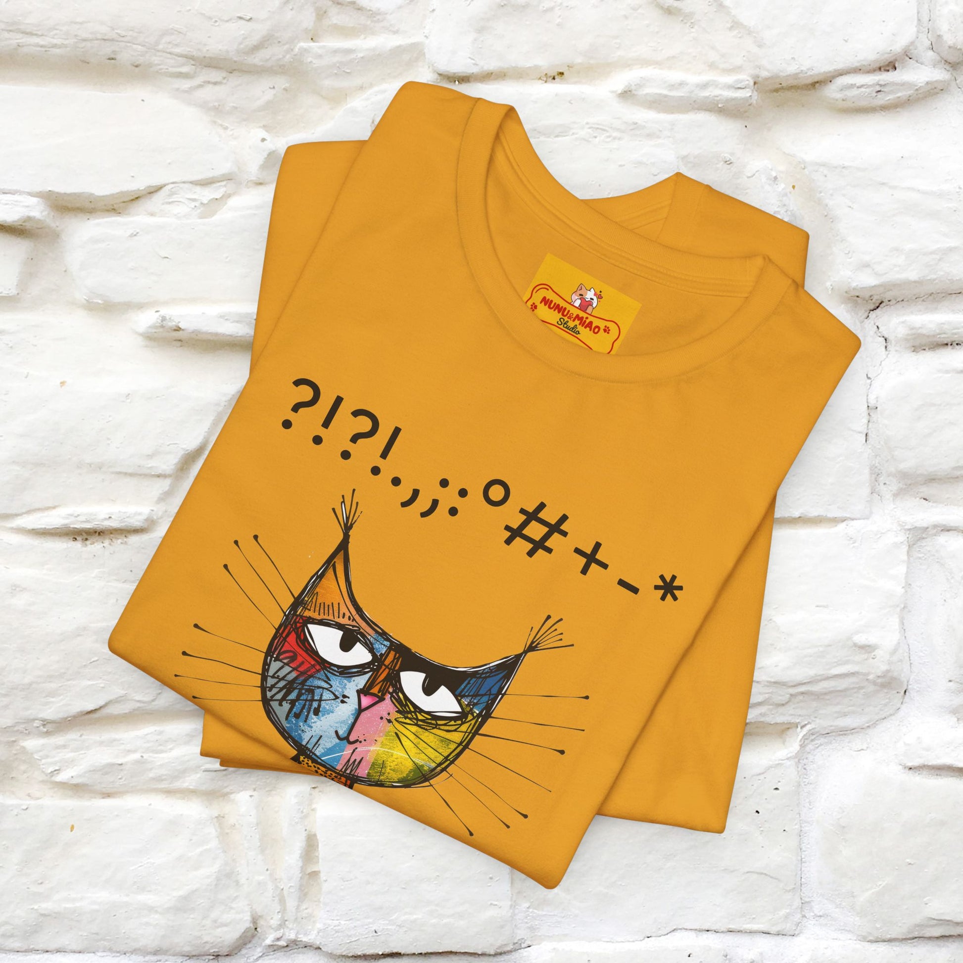 "Enigma" Cat T-shirt |Nunu&Miao Studio - Nunu&Miao Studio