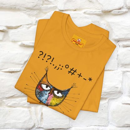"Enigma" Cat T-shirt |Nunu&Miao Studio - Nunu&Miao Studio