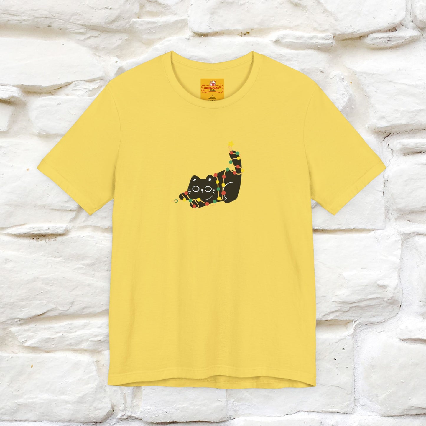 ''Be The Light" Cat T-Shirt| Front & Back Design | Nunu&Miao Studio - Nunu&Miao Studio