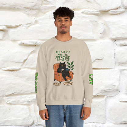 ''All Guests Must Be Approved...'' |Cat Sweatshirt | Nunu&Miao Studio