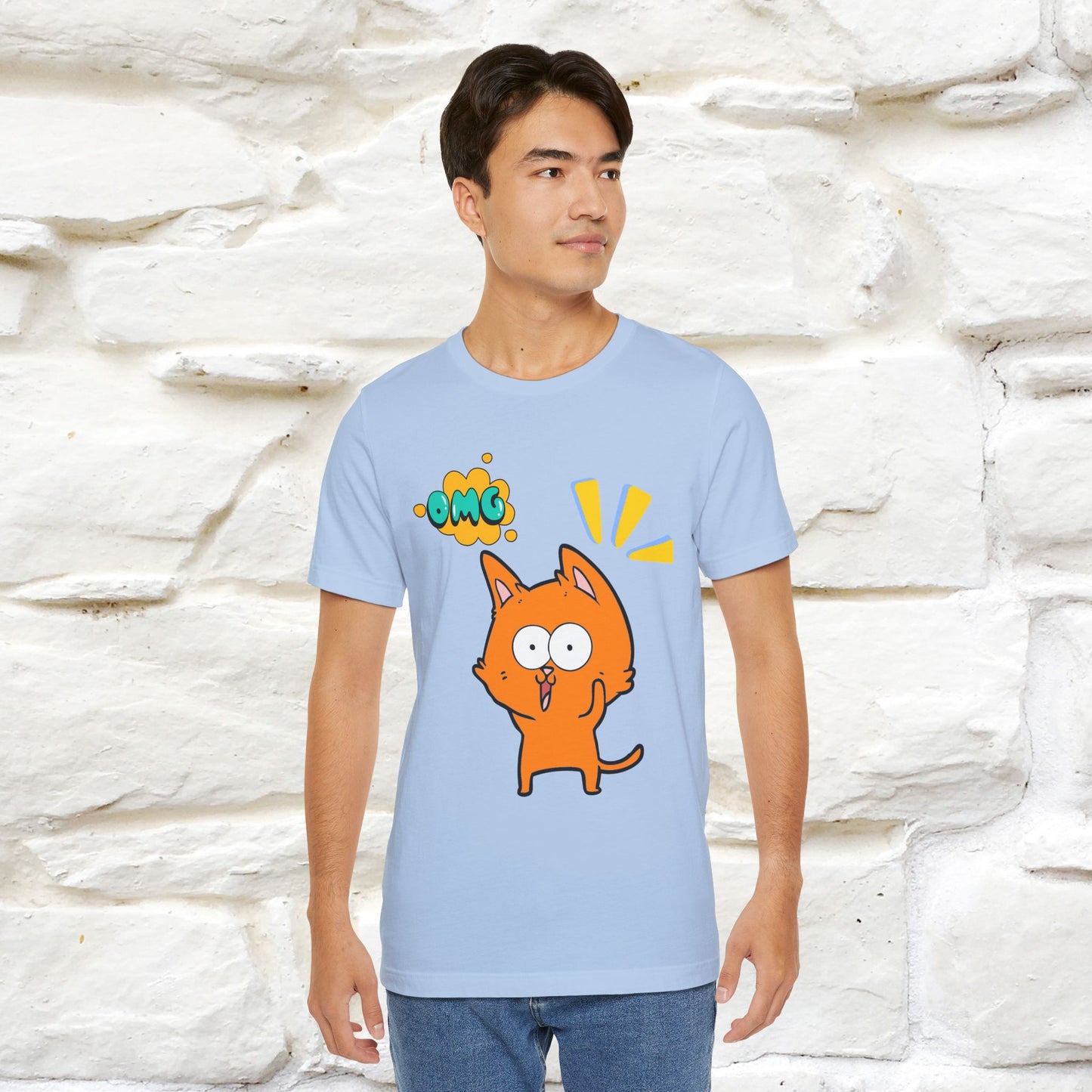 ''Oh My God'' Cat T-Shirt | Nunu&Miao Studio - Nunu&Miao Studio