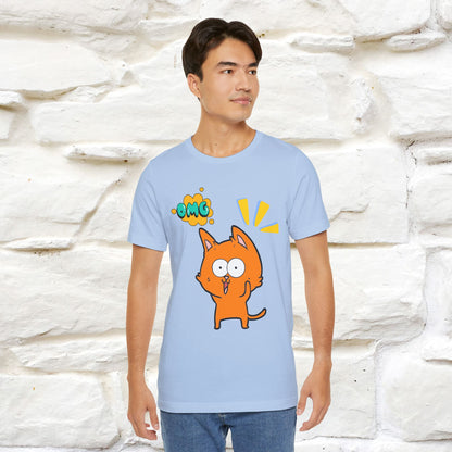 ''Oh My God'' Cat T-Shirt | Nunu&Miao Studio - Nunu&Miao Studio
