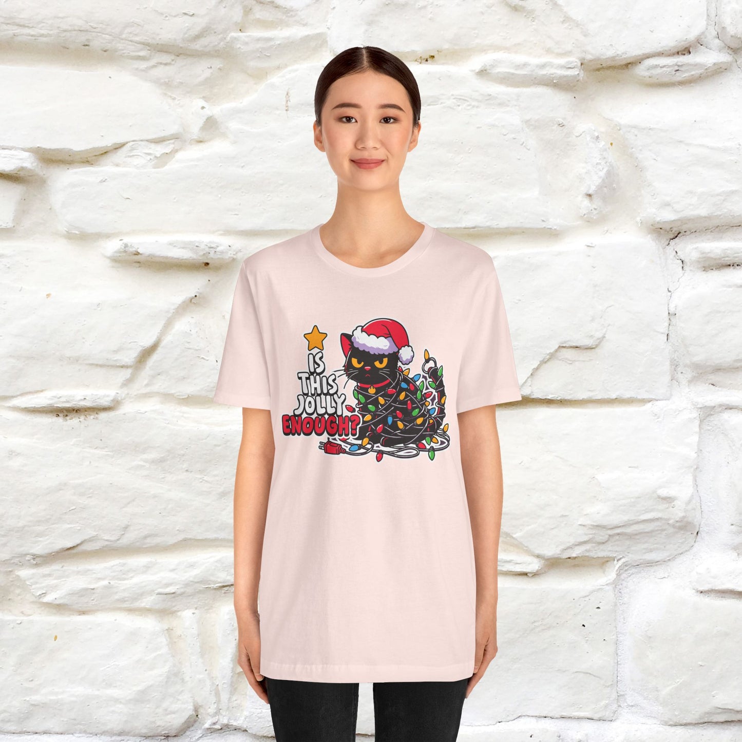 “Is This Jolly Enough?” | Cat T-Shirt | Nunu&Miao Studio