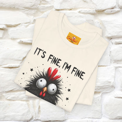 "Everything Is Fine" |Funny T-Shirt | Nunu&Miao Studio - Nunu&Miao Studio