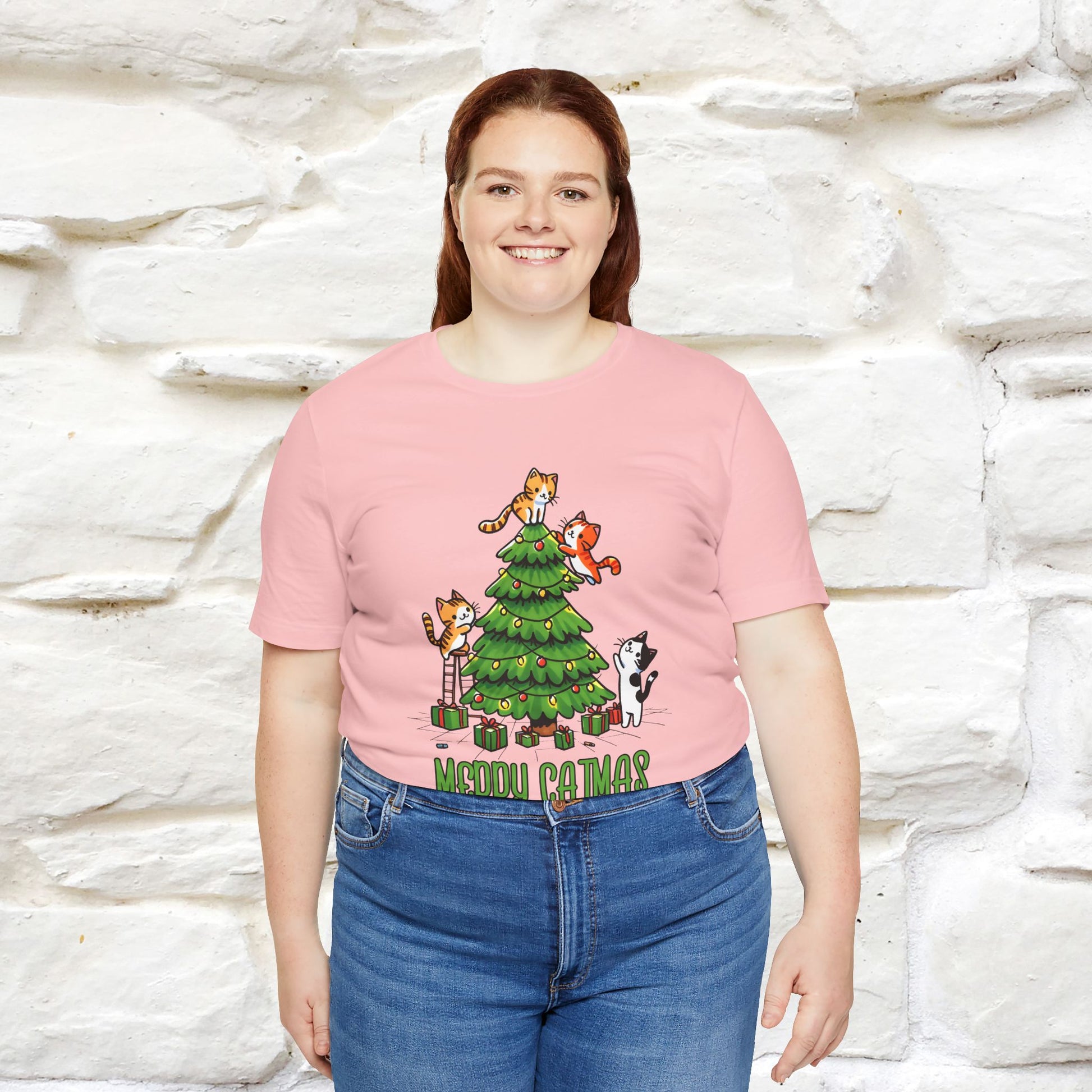 ''Merry Catmas'' | Cattitude Christmas Tee| Nunu&Miao Studio - Nunu&Miao Studio