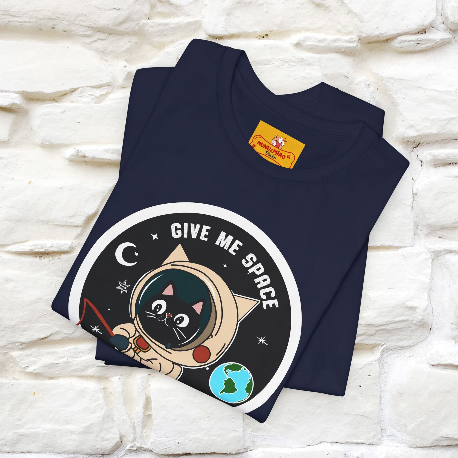 "Funny stay-at-home tee" Cat T-shirt |Nunu&Miao Studio - Nunu&Miao Studio
