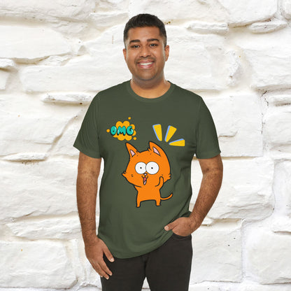 ''Oh My God'' Cat T-Shirt | Nunu&Miao Studio - Nunu&Miao Studio
