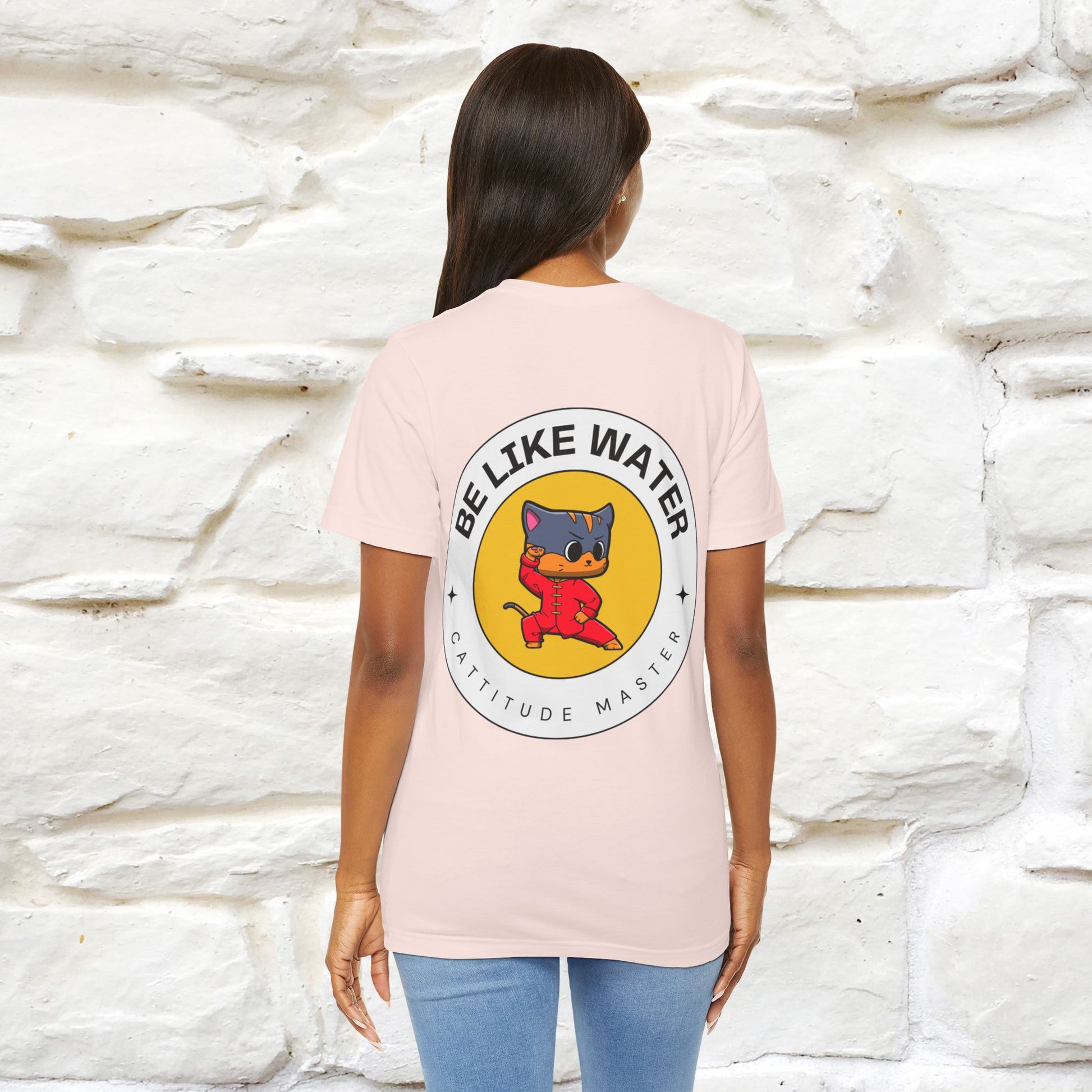 "Be Like Water: Cattitude Master | Cat T-Shirt |Nunu&Miao Studio - Nunu&Miao Studio