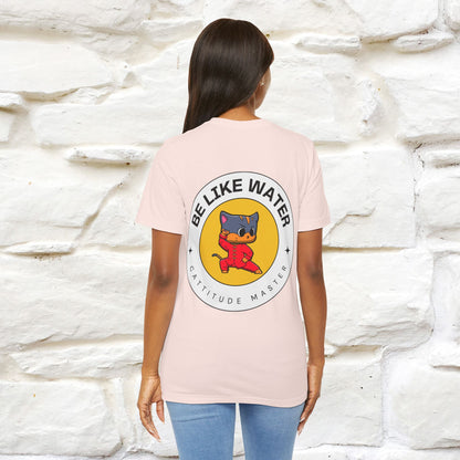 "Be Like Water: Cattitude Master | Cat T-Shirt |Nunu&Miao Studio - Nunu&Miao Studio