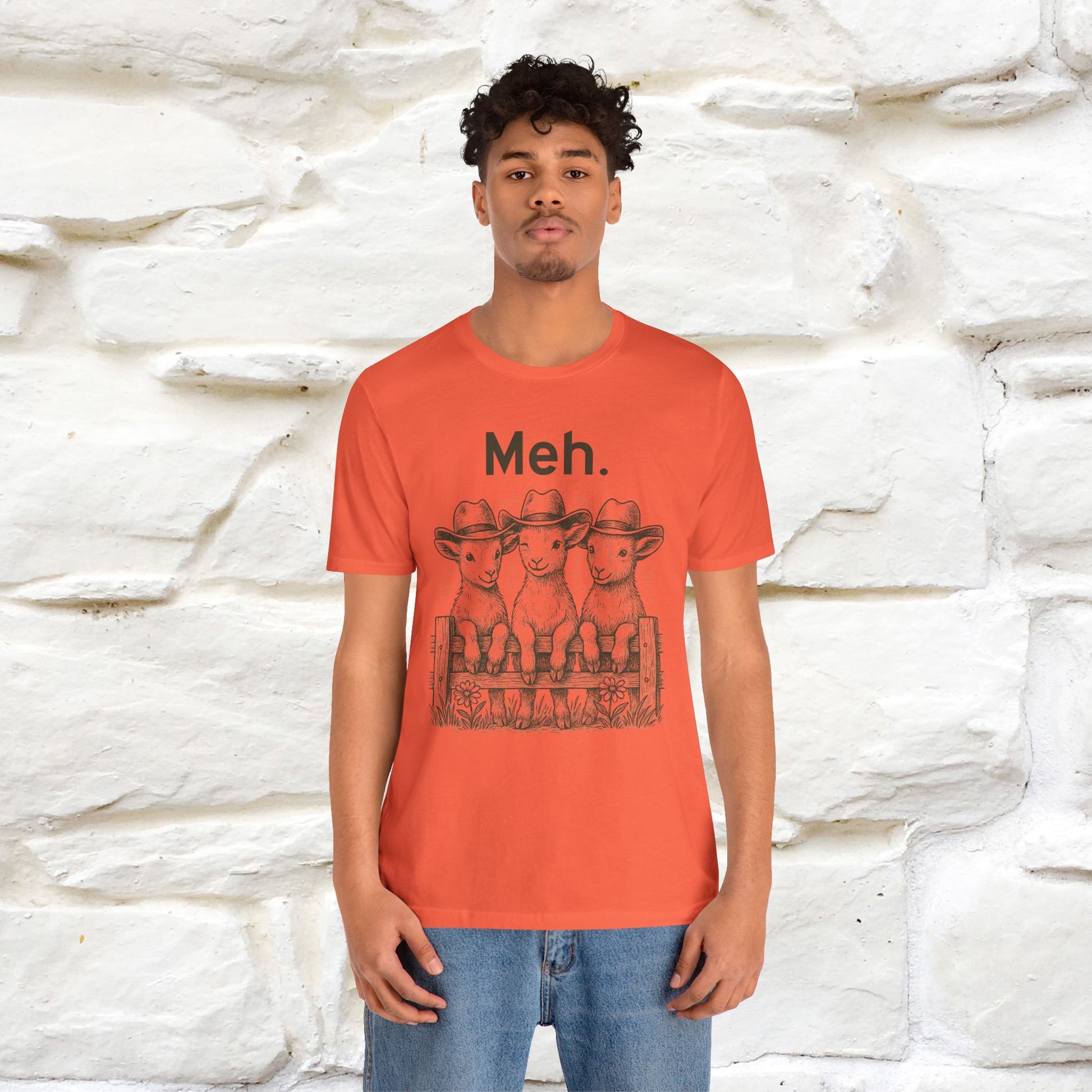 "Meh" Cute T-shirt |Nunu&Miao Studio - Nunu&Miao Studio