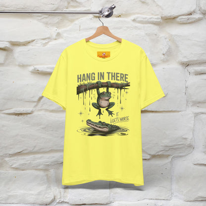 "Hang In There" Funny T-shirt |Nunu&Miao Studio - Nunu&Miao Studio