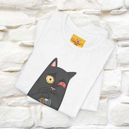 ''Life Begings After Coffe''  Cat T-shirt for Men and Women  100% Cotton*