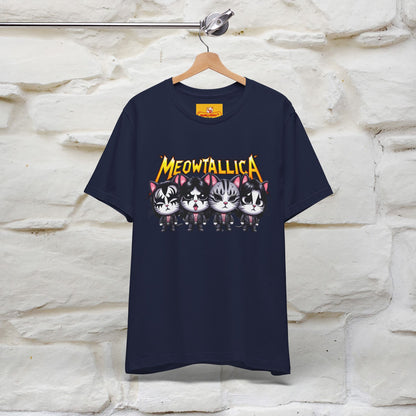 Meowtallica T-Shirt | Rock-Inspired Cat Tee| Nunu&Miao Studio - Nunu&Miao Studio