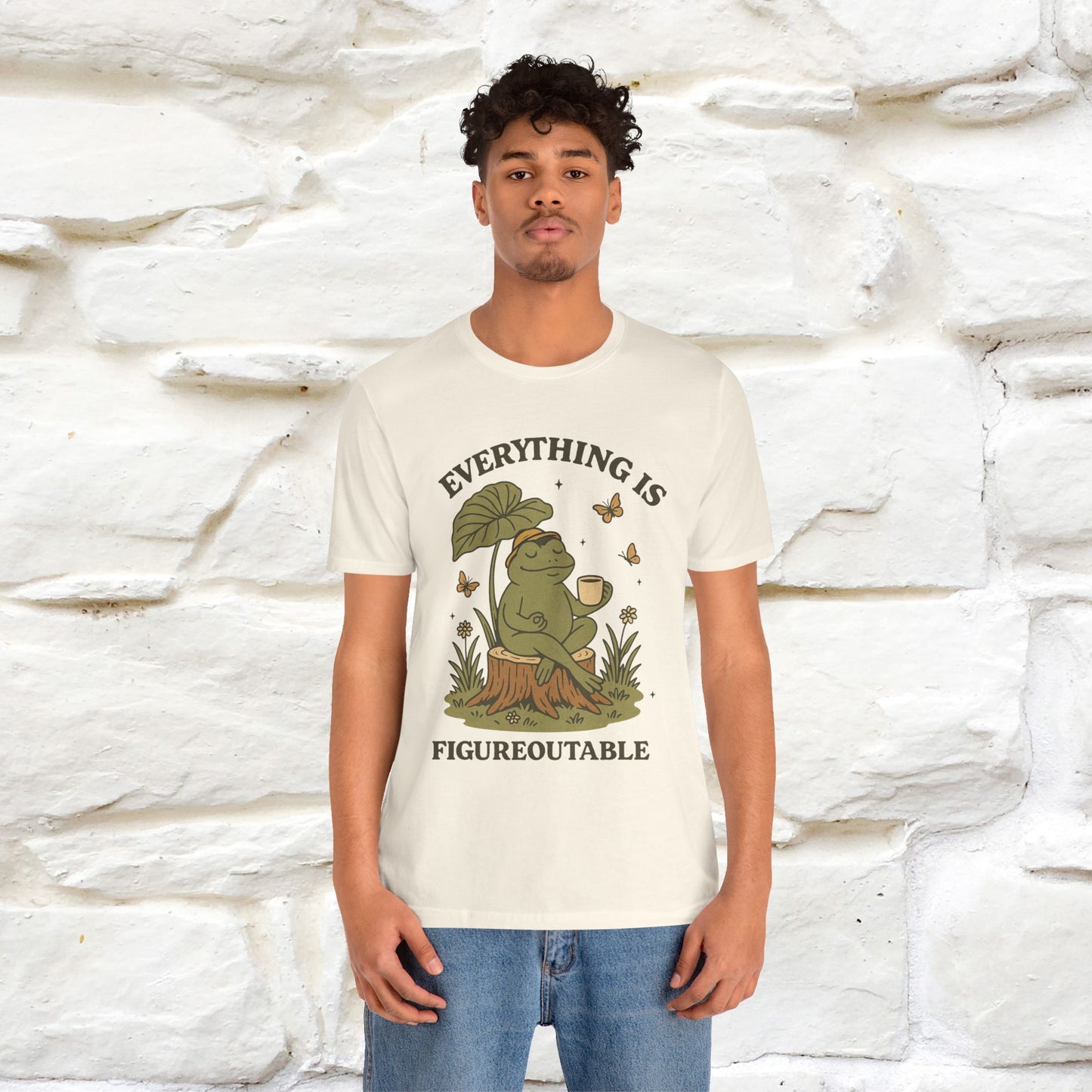 "Everything Is Fugureoutable"| Lifestyle Shirt |Nunu&Miao Studio - Nunu&Miao Studio