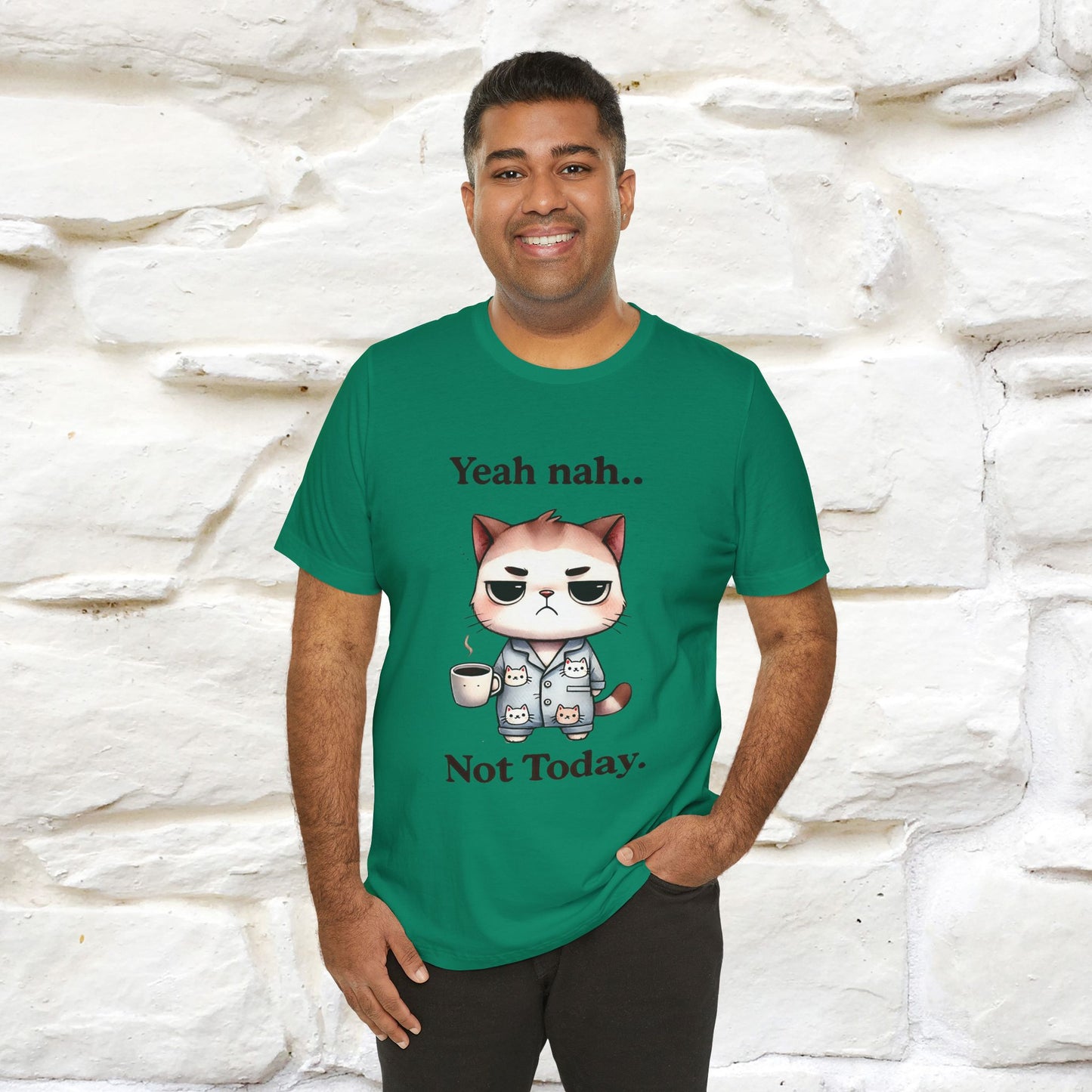 "Yeah Nah ... Not Today." |Funny Cat T-Shirt | Nunu&Miao Studio