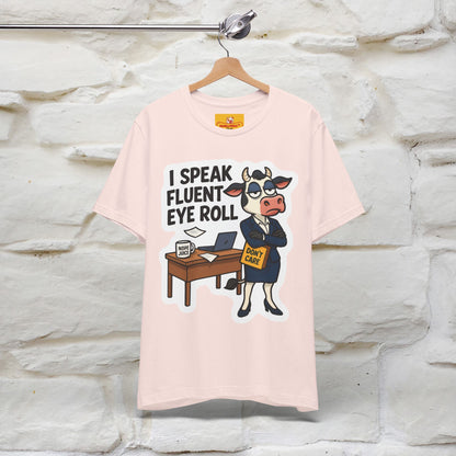''I Speak Fluent Eye Roll ''|  Sarcastic Cat T-Shirt | Nunu&Miao Studio