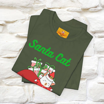 "Funny Santa Cat..." | Cat T-Shirt | Nunu&Miao Studio