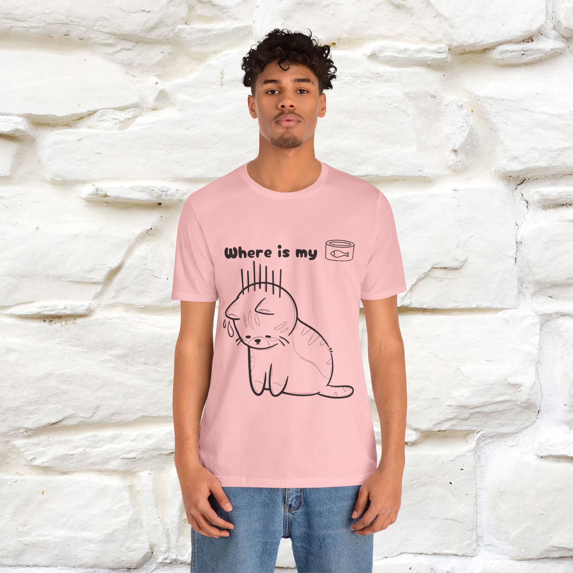 "Where Is My Tuna?" Cat T-Shirt | Nunu&Miao Studio - Nunu&Miao Studio