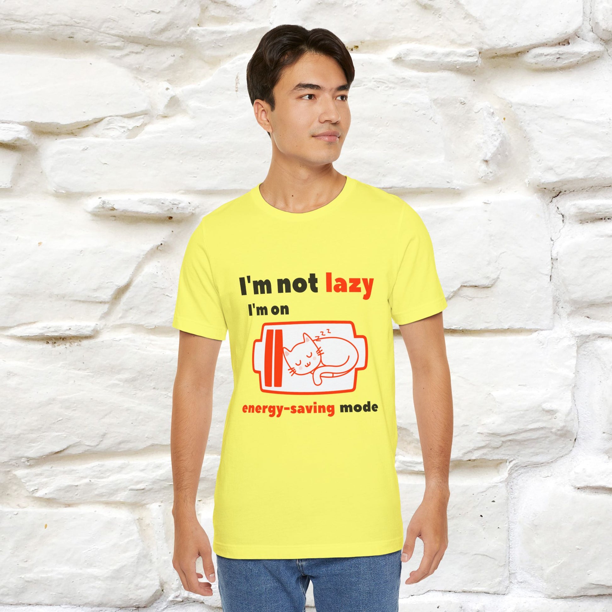 ''I am Not Lazy...'' Cat T-Shirt | Nunu&Miao Studio - Nunu&Miao Studio