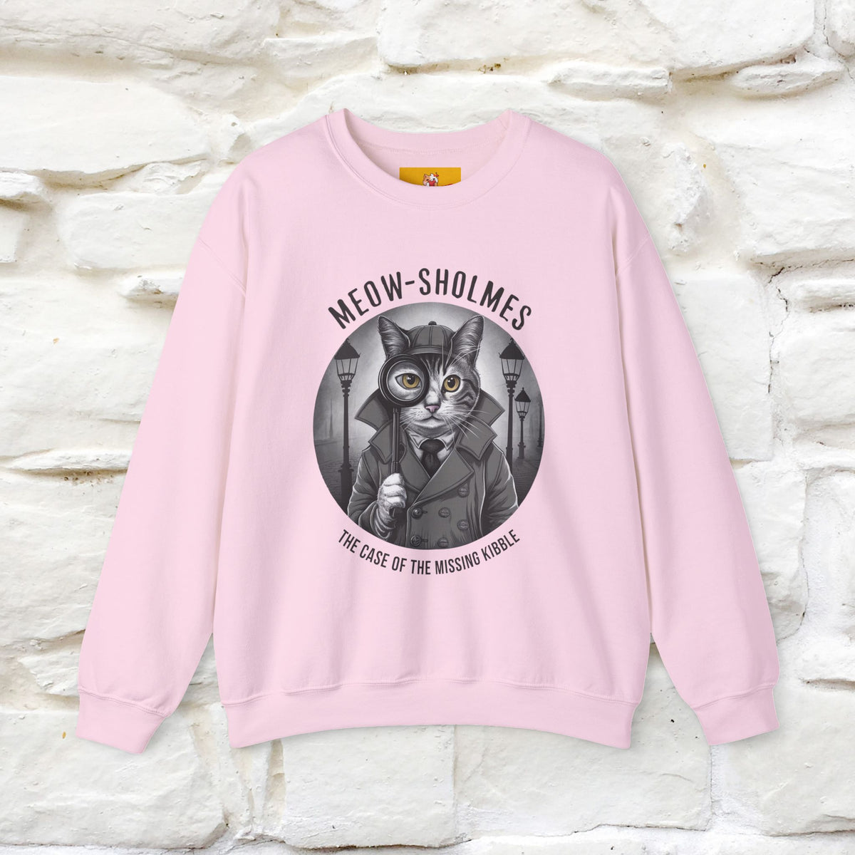 "Meow-sholmes'' |Cat Sweatshirt | Nunu&Miao Studio